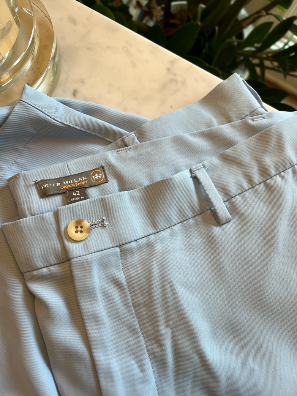 Peter Millar Pale Blue Dress Trousers